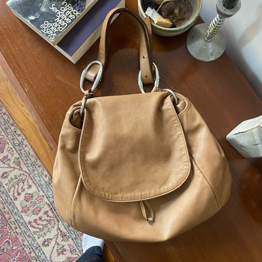 YSL RIVE GAUCHE VINTAGE LEATHER PURSE HANDBAG